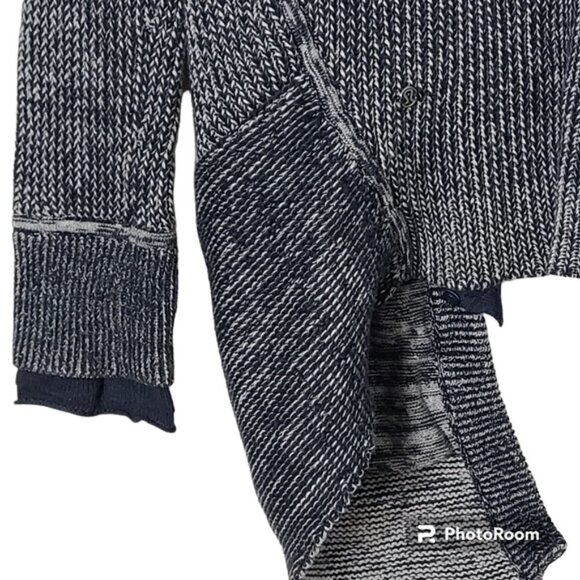 Lululemon Vestigan Blue Cashmere Blend Knitted Cardigan Womens Size 4 - Picture 12 of 16